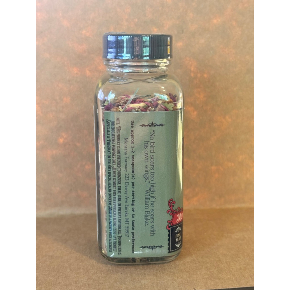 Montana Farmacy Mental Pause Meno P Herbal Tea Bottle Green Red - Picture 3 of 4